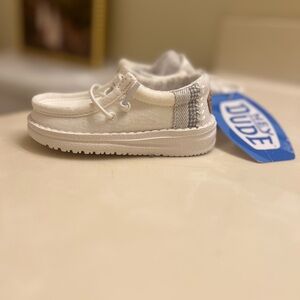 Hey Dude Toddler White Shoes